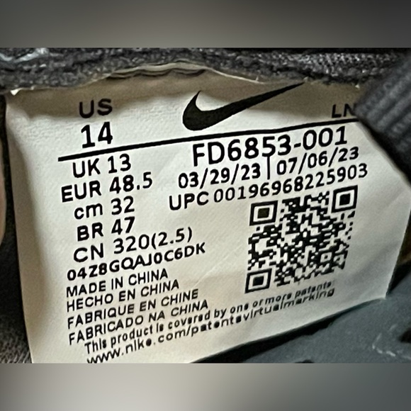 Nike Air Zoom Infinity Tour NEXT% Shield Golf FD6853-001 Mens Size 11.5 & 14 NEW - Picture 10 of 10